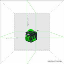             Лазерный нивелир ADA Instruments Cube 2-360 Green Ultimate Edition [A00471]        
