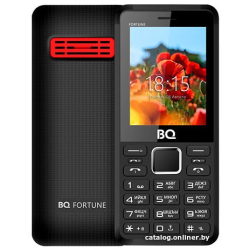             Мобильный телефон BQ-Mobile BQ-2436 Fortune Power (черный/красный)        