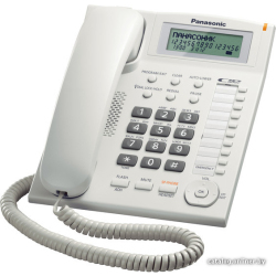             Проводной телефон Panasonic KX-TS2388RUW (белый)        