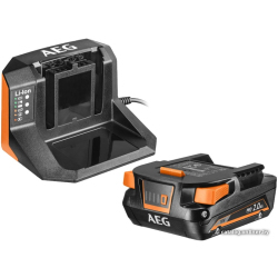             Аккумулятор с зарядным устройством AEG Powertools SET L1820S 4935478932 (18В/2 Ah + 18В)        