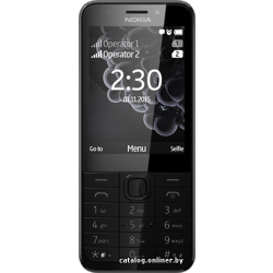             Мобильный телефон Nokia 230 Dual SIM Dark Silver        