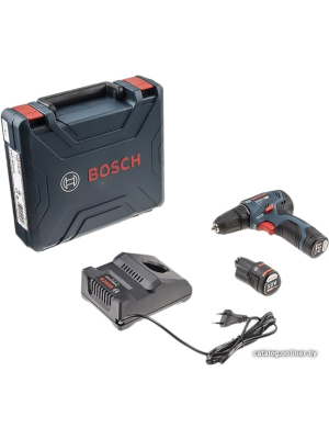             Дрель-шуруповерт Bosch GSR 12V-30 Professional 06019G9000 (с 2-мя АКБ, кейс)        
