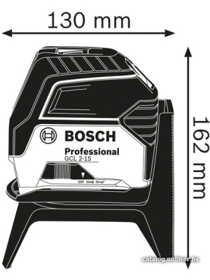             Лазерный нивелир Bosch GCL 2-50 Professional 0601066F01 (RM1 + BM3 + LR6)        