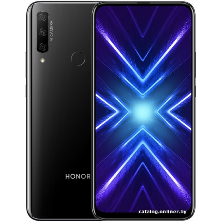 Смартфон HONOR 9X STK-LX1 4GB/128GB (полночный черный) купить недорого,  Минск и доставка по всей Беларуси