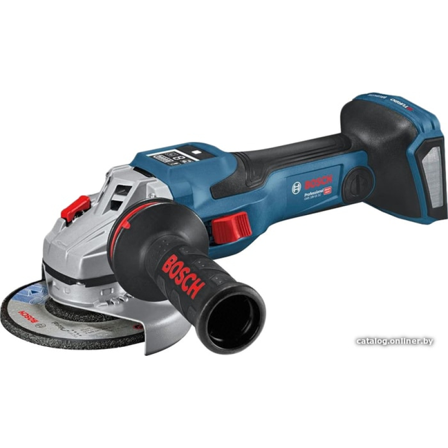 Купить Угловая шлифмашина Bosch GWS 18V-15 SC Professional 06019H6101 (с  2-мя АКБ, кейс) в Минске и с доставкой по Беларуси