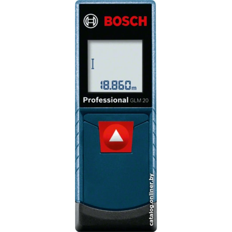 Купить Лазерный дальномер Bosch GLM 20 Professional 0601072E00 недорого  Минск и доставка по РБ