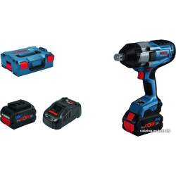             Гайковерт Bosch GDS 18V-1050 H Professional 06019J8502 (с 2-мя АКБ 8 Ah, кейс)        