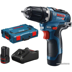             Дрель-шуруповерт Bosch GSR 12V-35 Professional 06019H8002 (с 2-мя АКБ, кейс)        