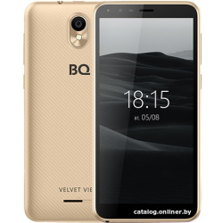             Смартфон BQ-Mobile BQ-5300G Velvet View (золотистый)        