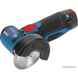             Угловая шлифмашина Bosch GWS 12V-76 Professional 06019F2002 (с 2-мя АКБ, 2.5 Ah, кейс)        