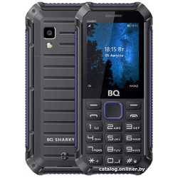             Мобильный телефон BQ-Mobile BQ-2434 Sharky (черный-синий)        