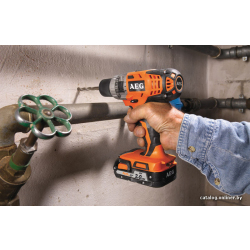             Ударная дрель-шуруповерт AEG Powertools BSB 18 C Li-202C 4935443980 (с 2-мя АКБ)        