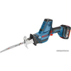             Сабельная пила Bosch GSA 18 V-LI C Professional 06016A5002 (с 2-мя АКБ 5 Ah, кейс)        