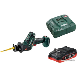             Сабельная пила Metabo SSE 18 LTX Compact T03340 (с 1-м АКБ 3.5 Ah)        
