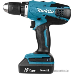            Дрель-шуруповерт Makita DF457DWE (с 2-мя АКБ, кейс)        