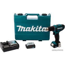             Ударная дрель-шуруповерт Makita HP331DWAE (с 2-мя АКБ, кейс)        