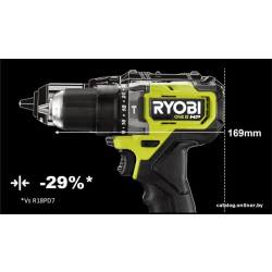             Ударная дрель-шуруповерт Ryobi RPD18C-0 5133004981 (без АКБ)        