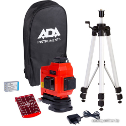             Лазерный нивелир ADA Instruments TopLiner 3x360 Set А00484        