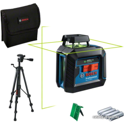             Лазерный нивелир Bosch GLL 2-20 G Professional 0601065001 (сумка, штатив, 4xAA)        
