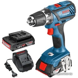             Дрель-шуруповерт Bosch GSR 18-2-LI Plus Professional 0615990K9S (с 2-мя АКБ, кейс)        
