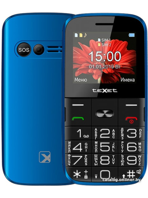             Мобильный телефон TeXet TM-B227 (синий)        