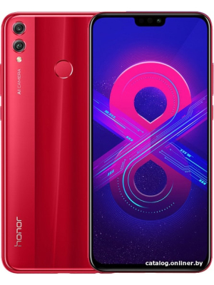             Смартфон Honor 8X 4GB/64GB JSN-L21 (красный)        