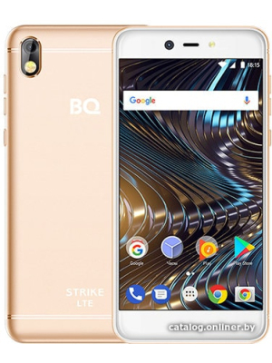             Смартфон BQ-Mobile BQ-5209L Strike LTE (золотистый)        