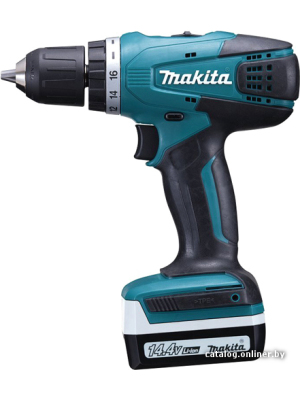             Дрель-шуруповерт Makita DF347DWLE (с 2-мя АКБ, кейс)        