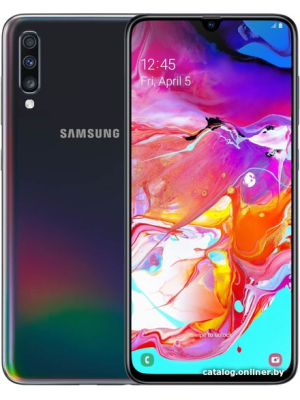             Смартфон Samsung Galaxy A70 6GB/128GB (черный)        
