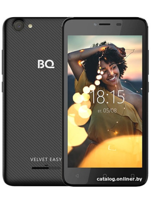            Смартфон BQ-Mobile BQ-5000G Velvet Easy (черный)        