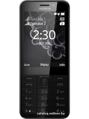             Мобильный телефон Nokia 230 Dual SIM Dark Silver        